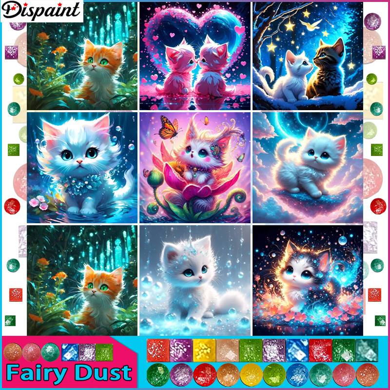 Embroidery Roll Pattern - Dispaint Fairy Dust AB Diamond Painting