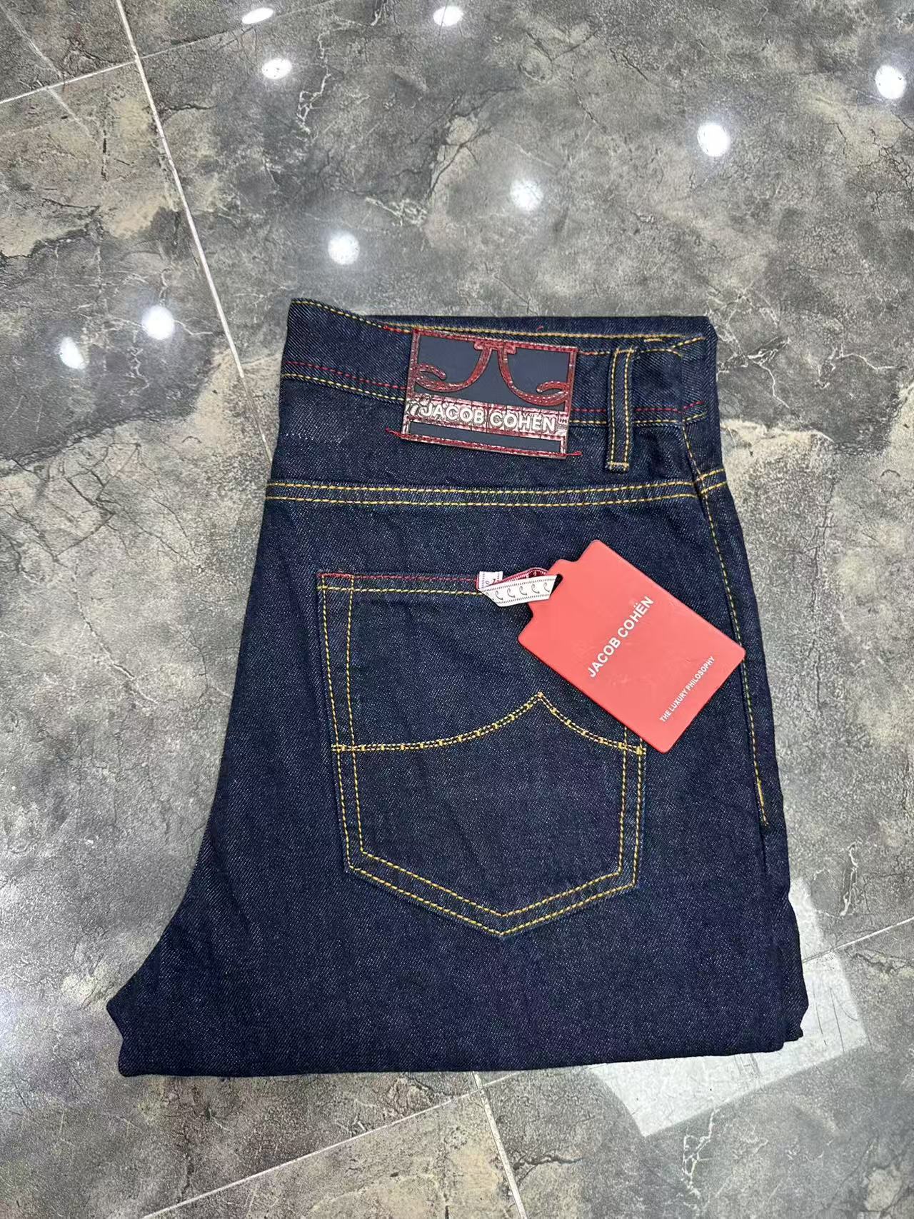 Embroidery Jacket Jeans - BLSK CPRT Jeans Thick Cotton Men