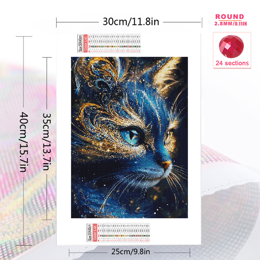 1PC frameless   DIY Diamond Pa - Embroidery Cat recensione e prezzo