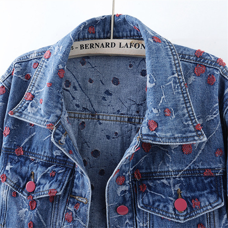 Vintage Embroidery Blue Loose  - Embroidery Jacket Jeans recensione e prezzo