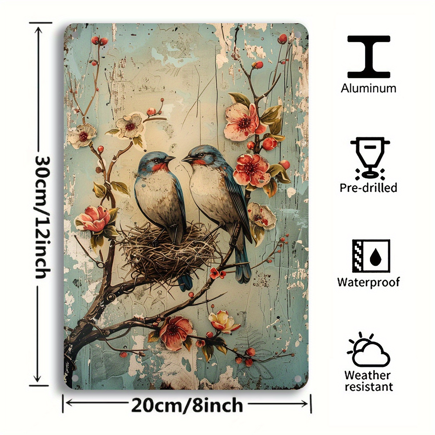 1 piece 8x12 inch/ 20 * 30cm c - Embroidery Wall Art recensione e prezzo
