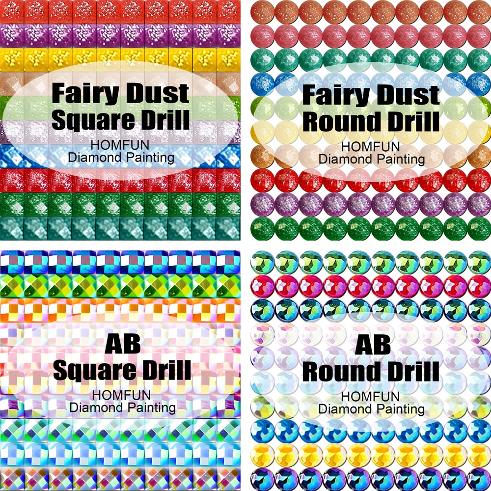 HOMFUN Fairy Dust AB Rhineston - Embroidery Roll Pattern recensione e prezzo