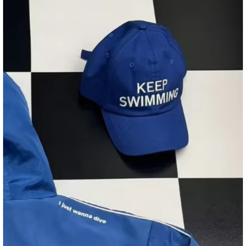 2026 Trendy keep Swimming New  - Embroidery Cap recensione e prezzo