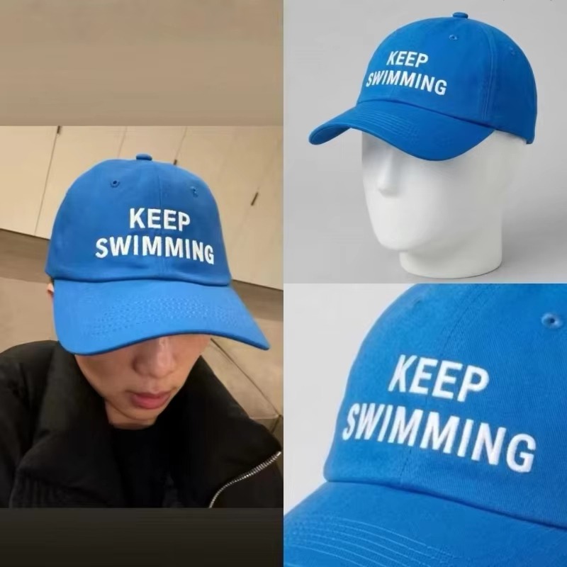 2026 Trendy keep Swimming New  - Embroidery Cap recensione e prezzo