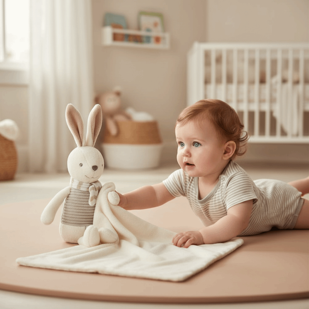 Square Shape Baby Rabbit Comfo - Embroidery Rabbit recensione e prezzo