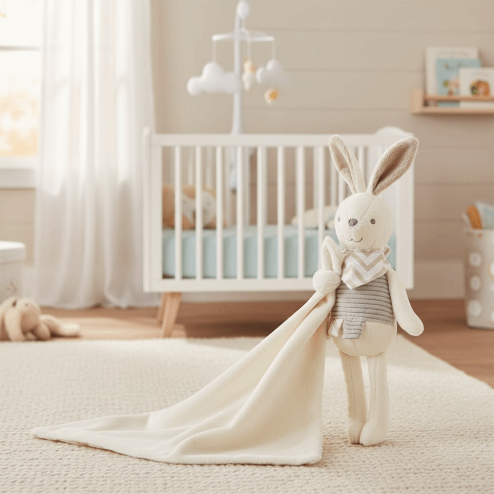 Square Shape Baby Rabbit Comfo - Embroidery Rabbit recensione e prezzo