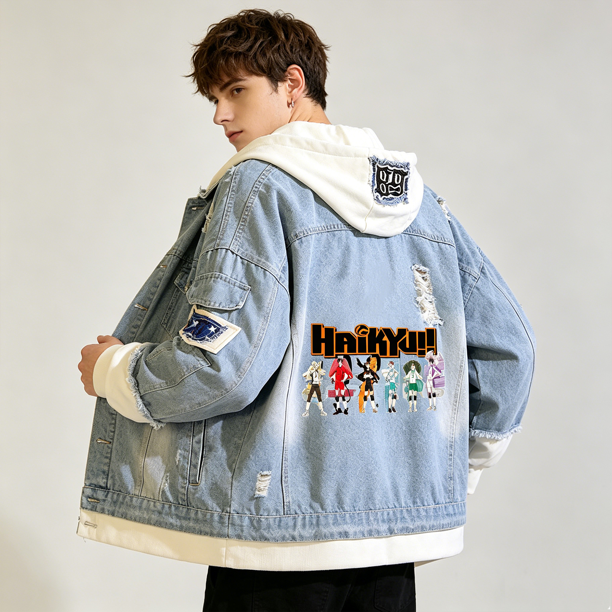 Japanese Haikyuu!! Demin Jacke - Embroidery Jacket Jeans recensione e prezzo