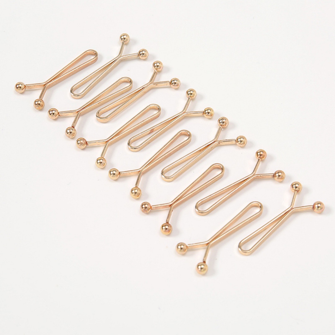 Wholesale 12pcs/Bag Scarf Clip - Embroidery Eyebrow recensione e prezzo