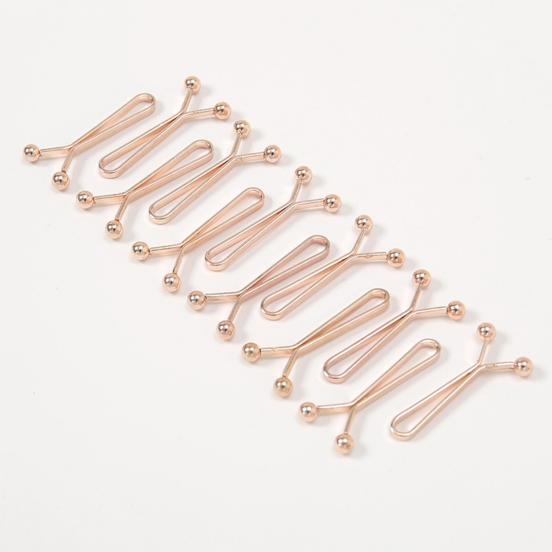 Wholesale 12pcs/Bag Scarf Clip - Embroidery Eyebrow recensione e prezzo