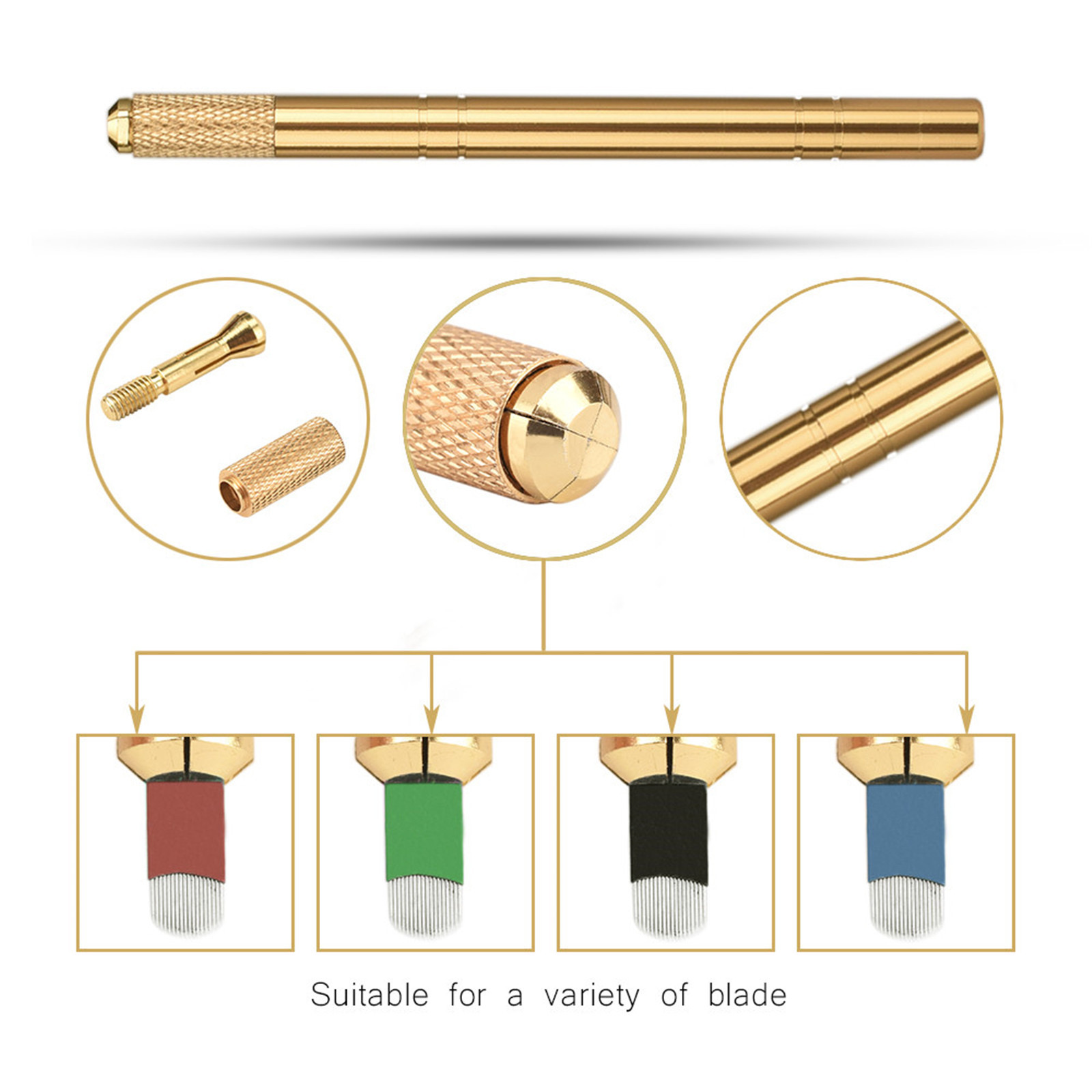 Golden Tebori 3D Tattoo Pen +  - Embroidery Eyebrow recensione e prezzo