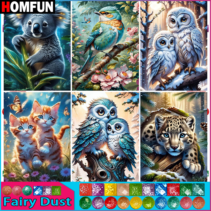 HOMFUN Fairy Dust Diamond Embr - Embroidery Roll Pattern recensione e prezzo