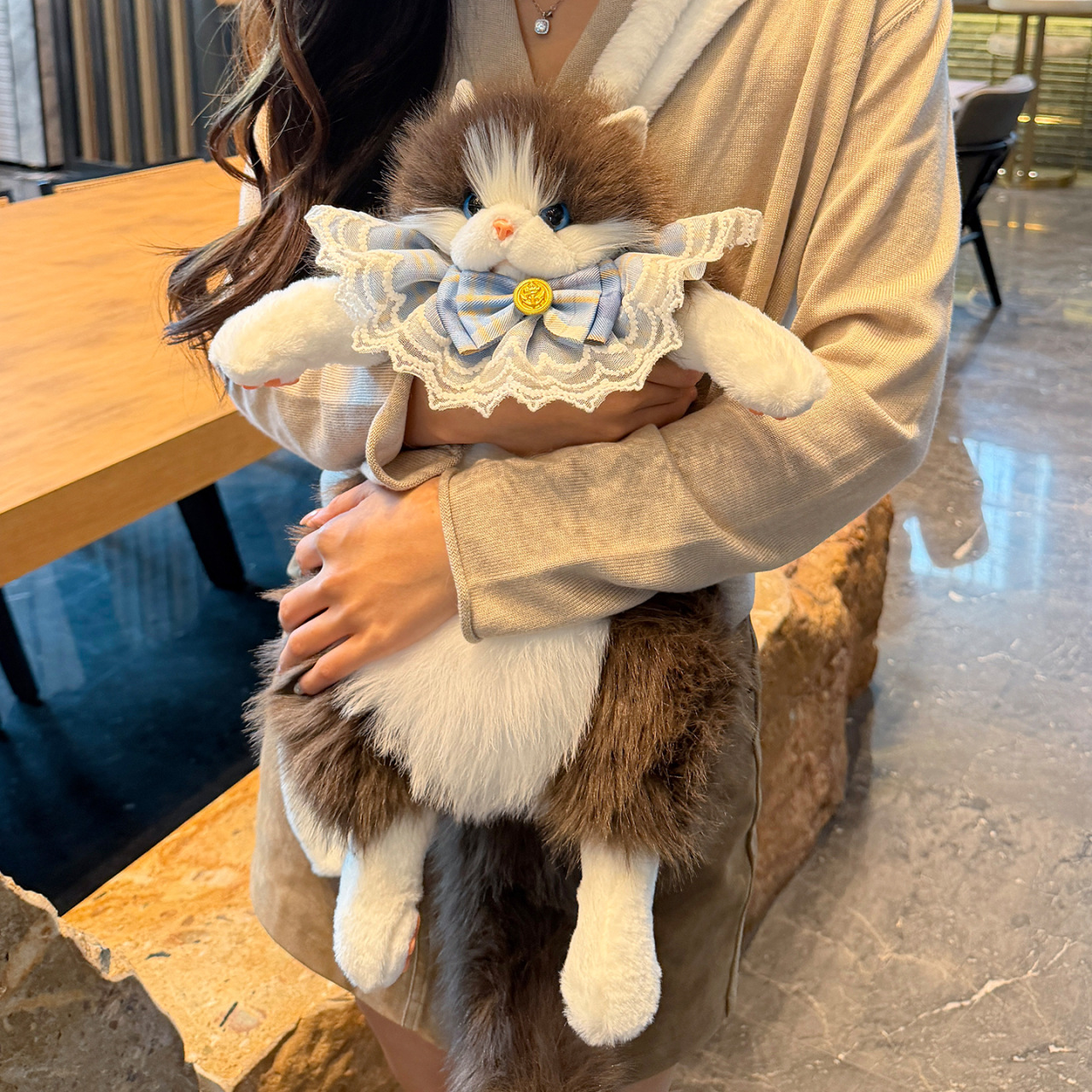 Cute Cat Shaped Backpacks Hara - Embroidery Cat recensione e prezzo