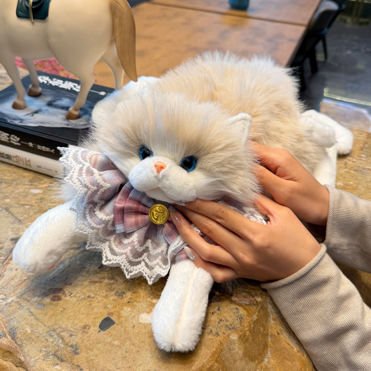 Cute Cat Shaped Backpacks Hara - Embroidery Cat recensione e prezzo