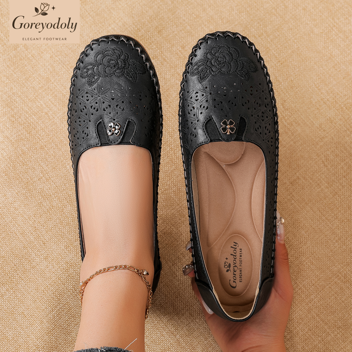 Goreyodoly women loafers flora - Embroidery Ideas recensione e prezzo