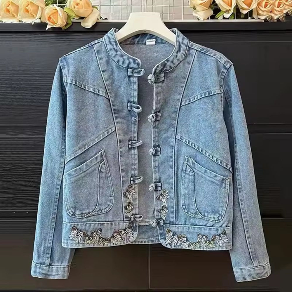 2025 Spring Autumn New Fashion - Embroidery Jacket Jeans recensione e prezzo