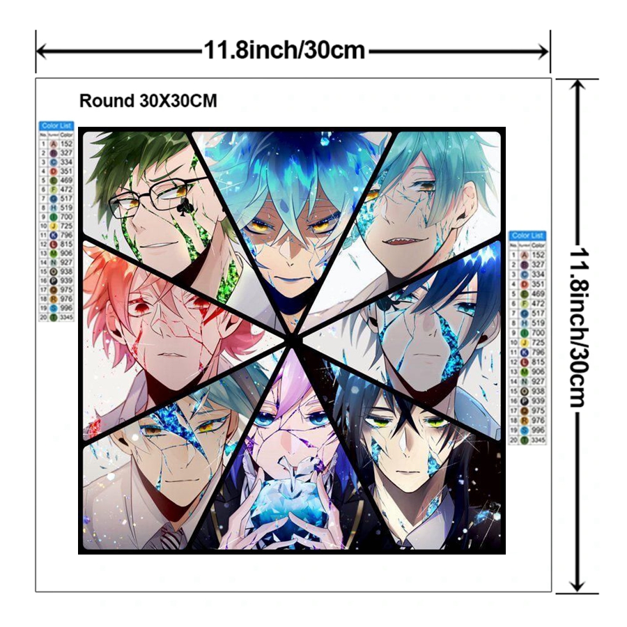Twisted-Wonderland Anime Diamo - Embroidery Ideas recensione e prezzo