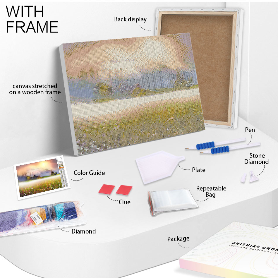 CHENISTORY 5D DIY Diamond Pain - Embroidery Roll Pattern recensione e prezzo