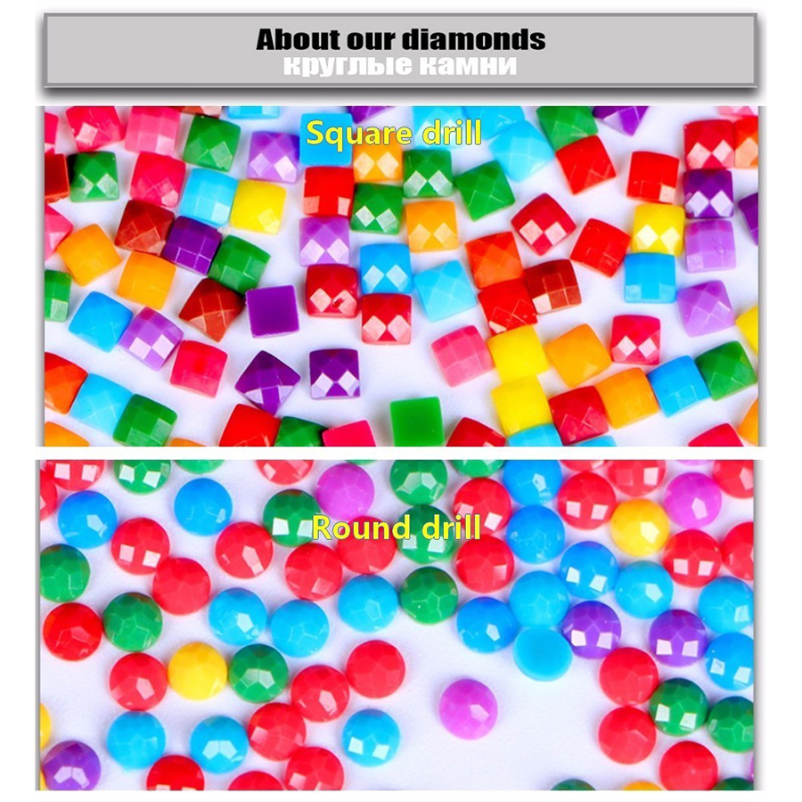 5D Diy Full Square Round Diamo - Embroidery Roll Pattern recensione e prezzo