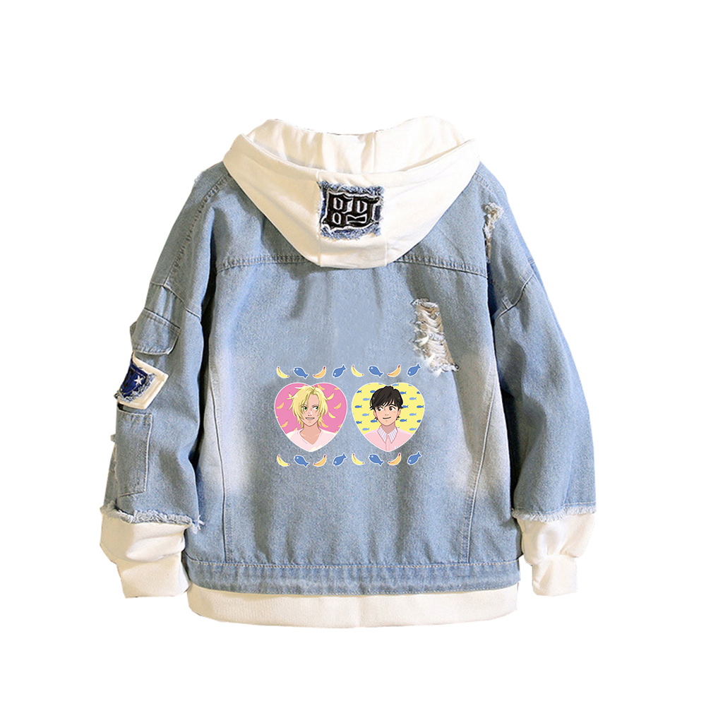 BANANA FISH Demin Jacket Anime - Embroidery Jacket Jeans recensione e prezzo