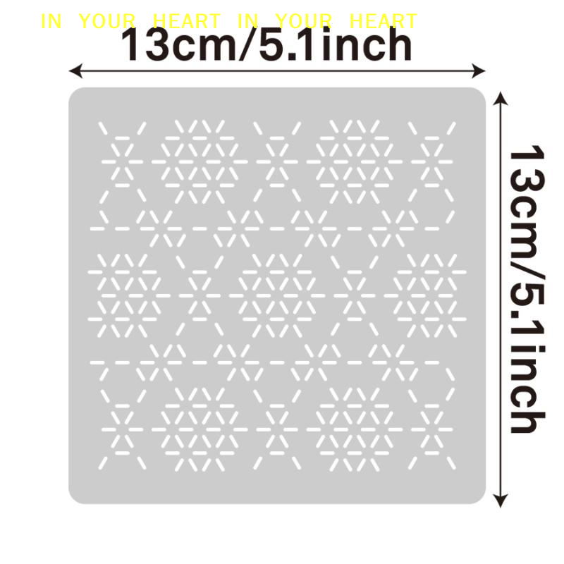 DIY Geometric Patchwork Stenci - Embroidery Handicraft recensione e prezzo