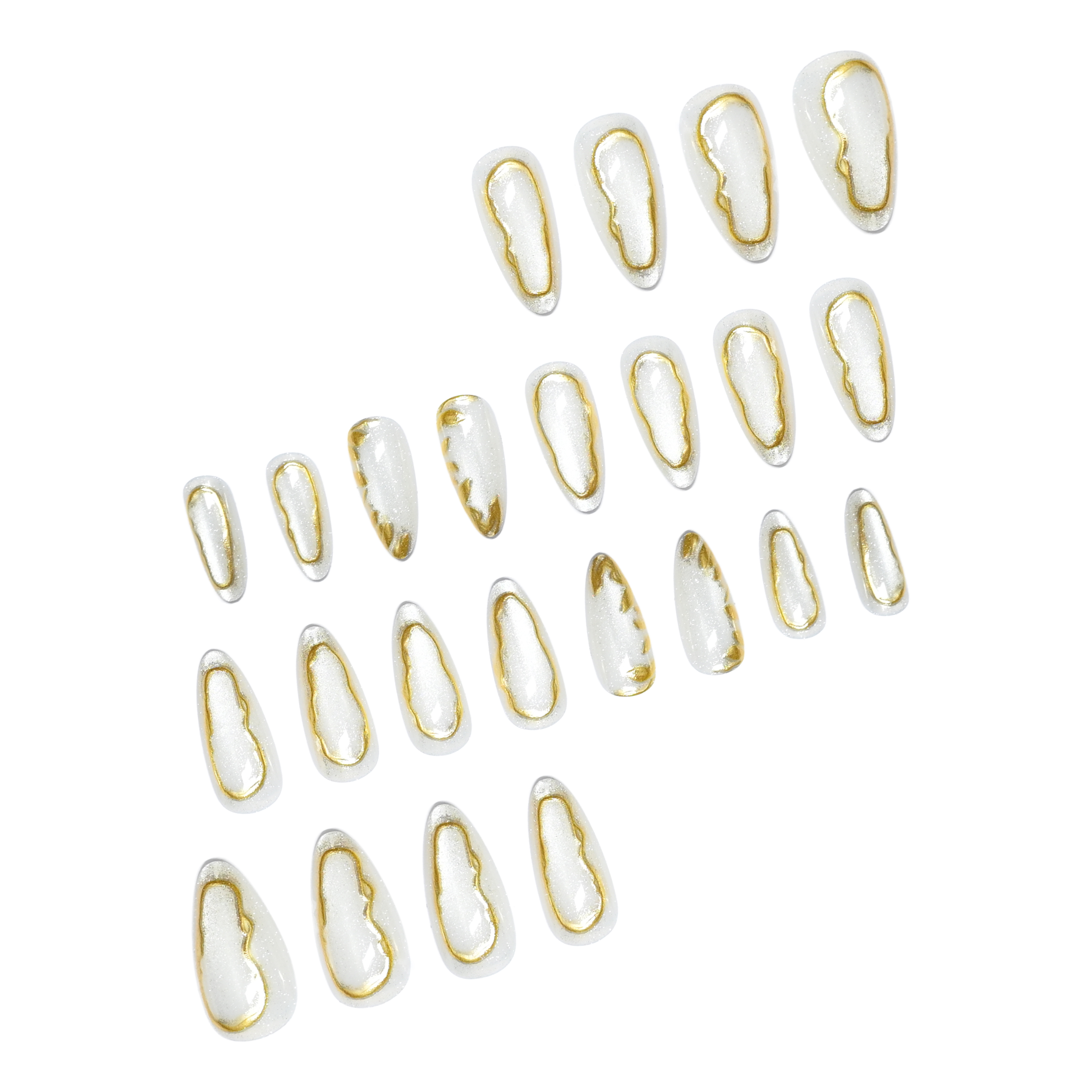 24Pcs Medium Almond Cat Eye Pr - Embroidery Cat recensione e prezzo