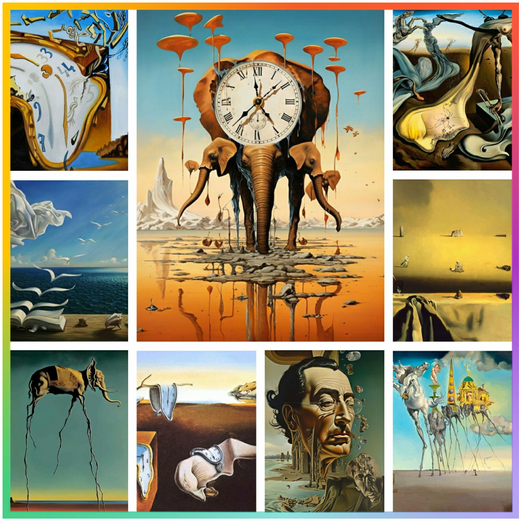 Surrealism Famous Artwork By S - Embroidery Roll Pattern recensione e prezzo