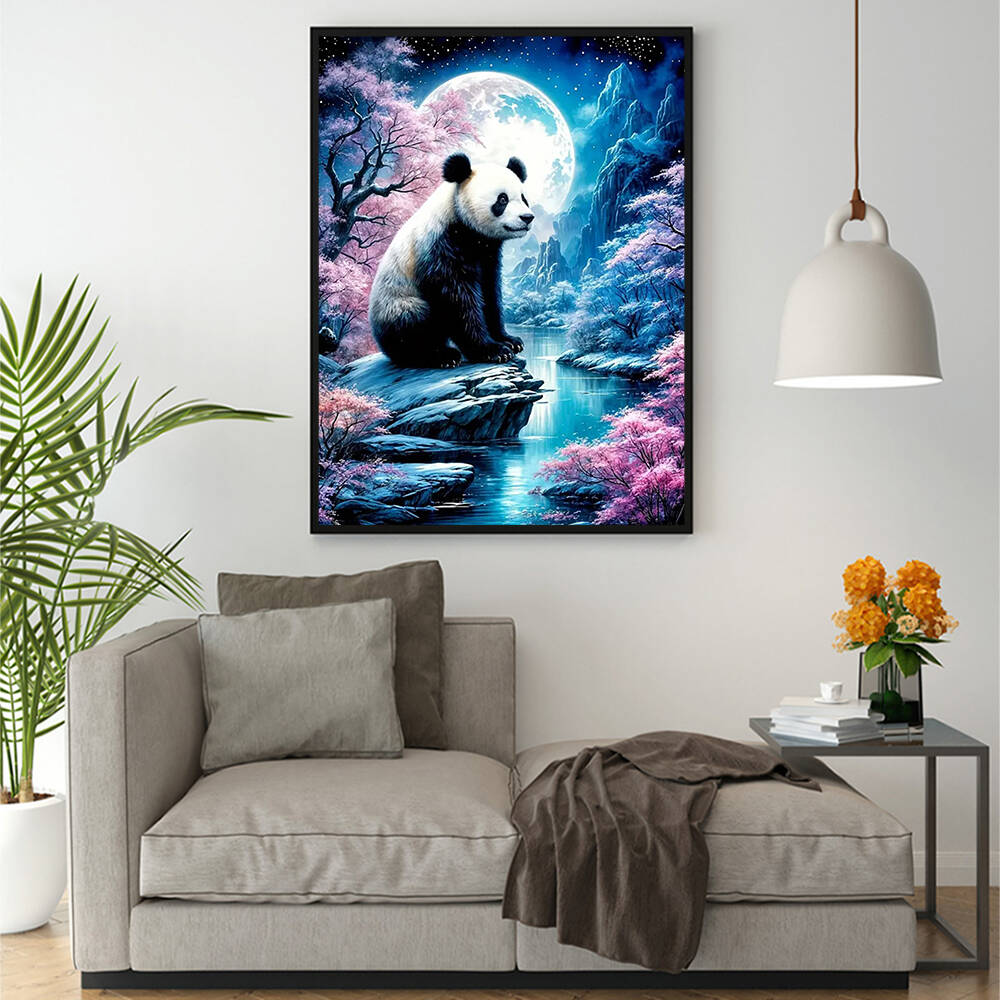 1PC frameless   Panda Diamond  - Embroidery Wall Art recensione e prezzo
