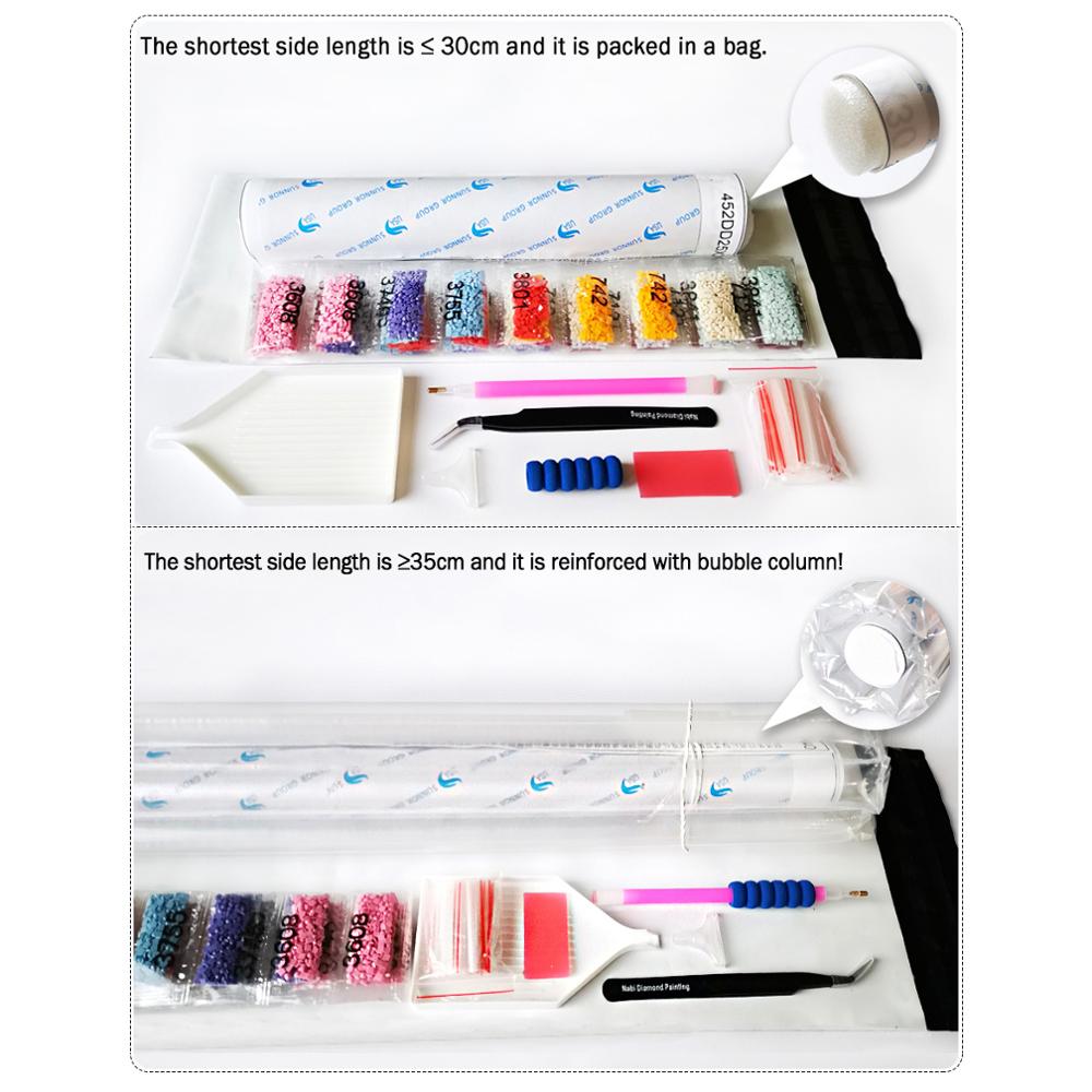 1PC frameless  Full Square Rou - Embroidery Wall Art recensione e prezzo