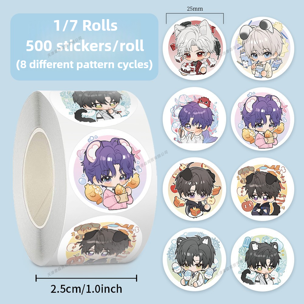 500Pcs Roll Kawaii Cartoon Sti - Embroidery Wall Art recensione e prezzo