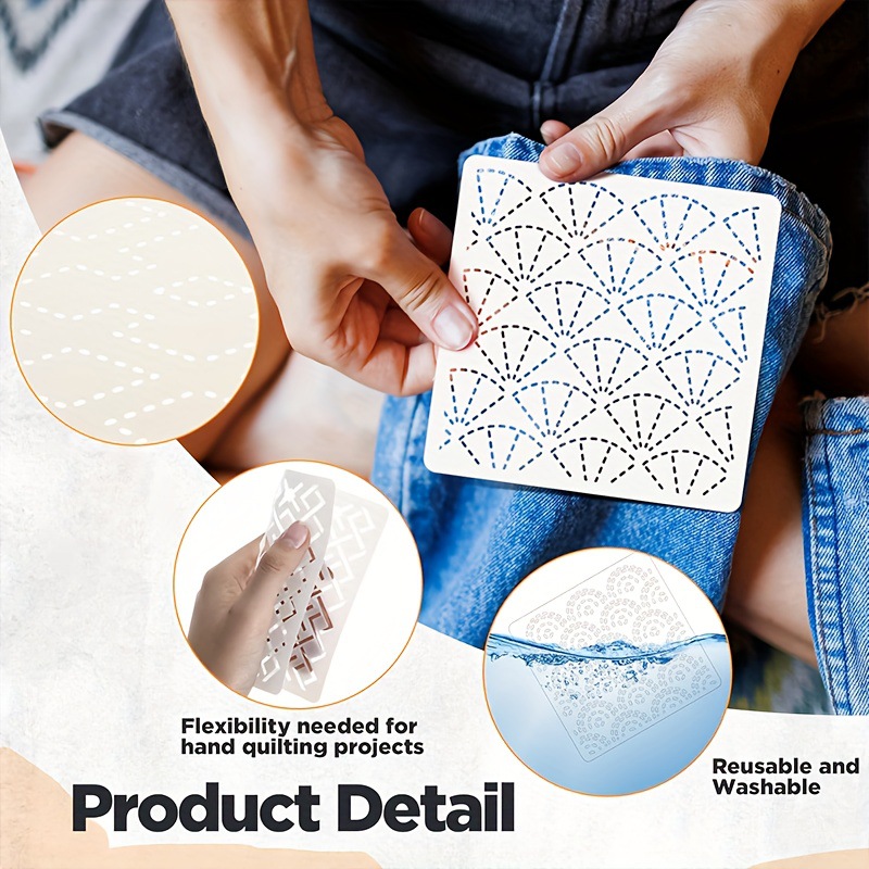30Pcs Embroidery Templates DIY - Embroidery Ideas recensione e prezzo