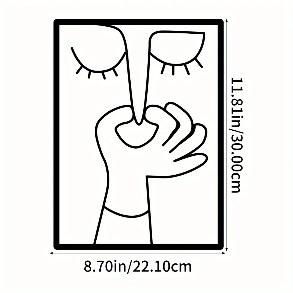 Alluring 1pc Unique Metal Port - Embroidery Wall Art recensione e prezzo