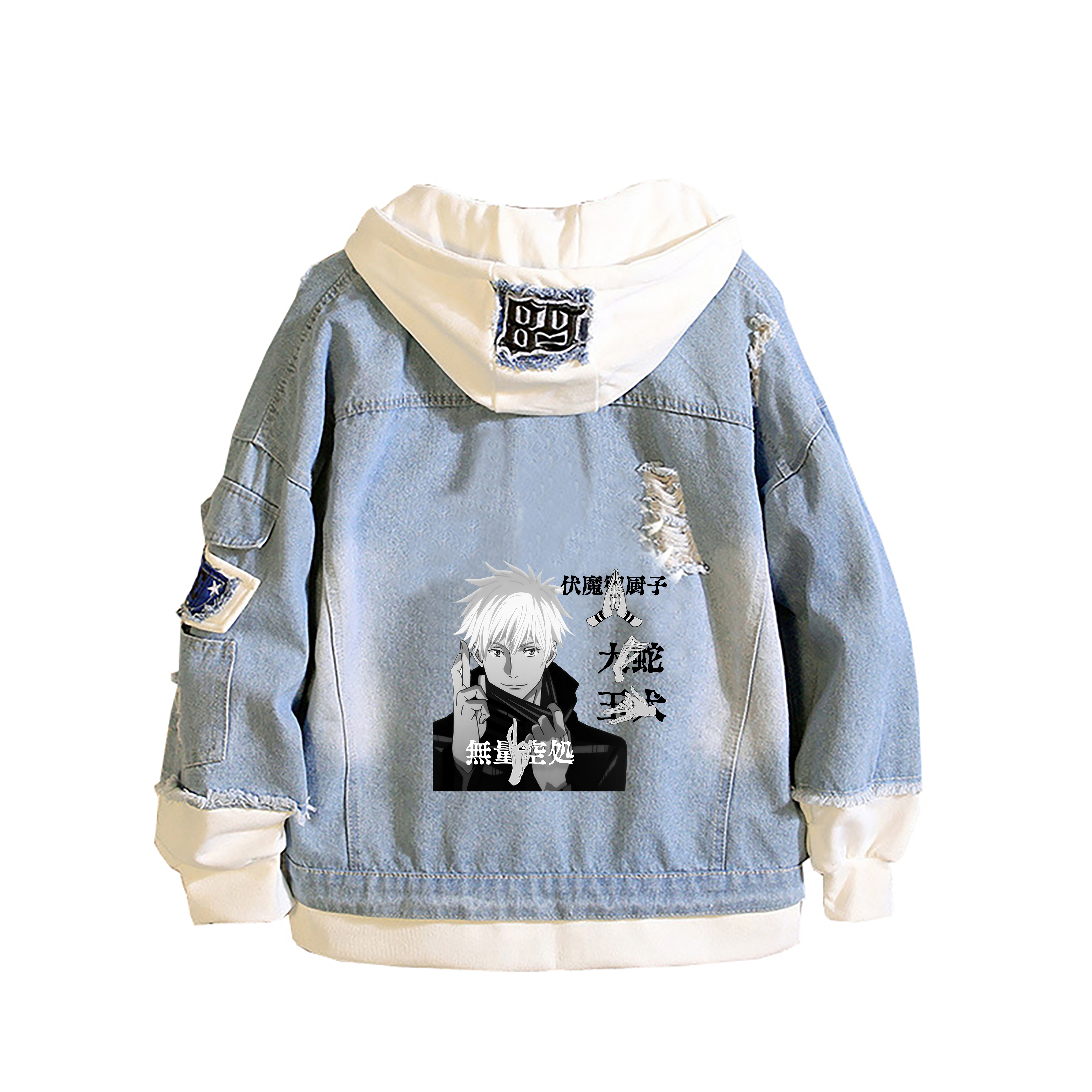 Jujutsu Kaisen Cartoon Denim J - Embroidery Jacket Jeans recensione e prezzo