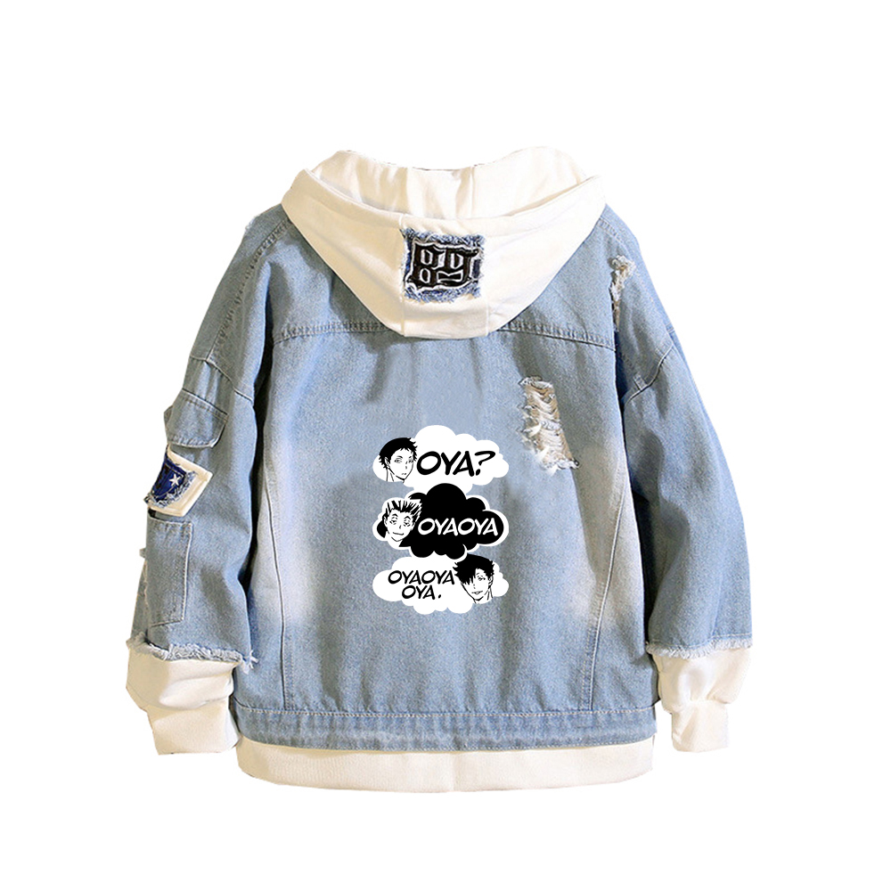 Haikyuu Karasuno VBC Print Wom - Embroidery Jacket Jeans recensione e prezzo