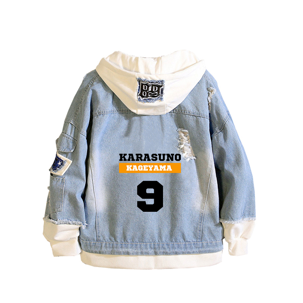 Haikyuu Karasuno VBC Print Wom - Embroidery Jacket Jeans recensione e prezzo