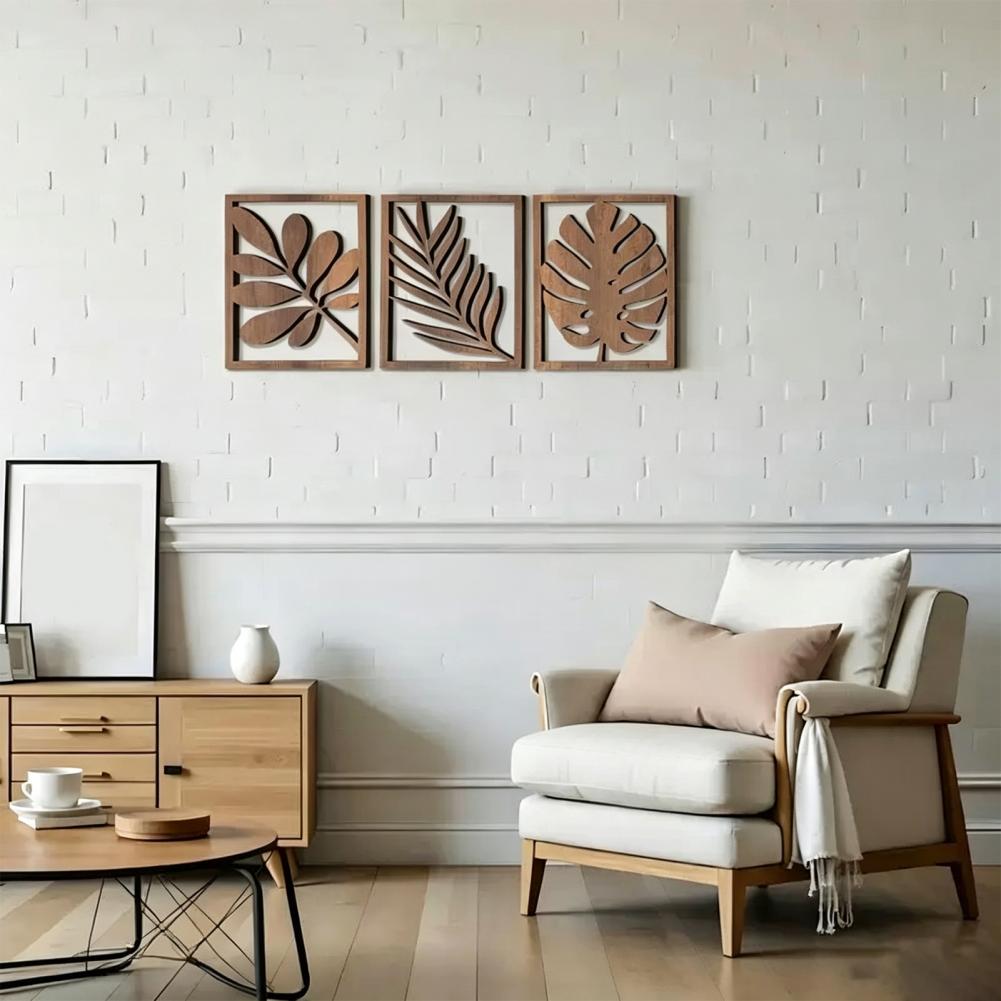 3 Pcs Nordic Style Wood Decor  - Embroidery Wall Art recensione e prezzo