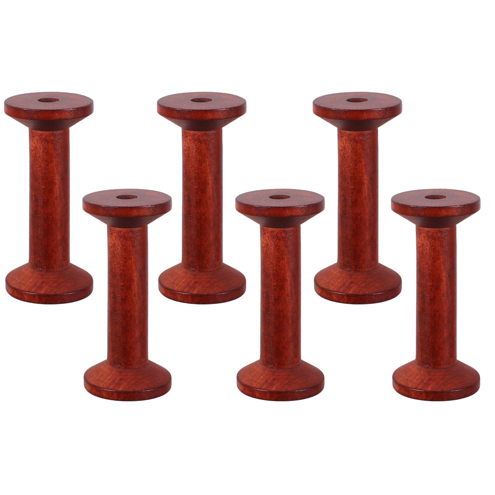 6Pcs Wooden Empty Spools for C - Embroidery Thread recensione e prezzo