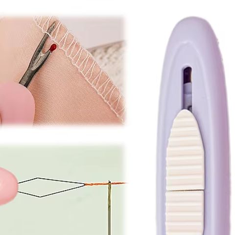 2 In 1 Needle Threader Seam Ri - Embroidery Removal Tool recensione e prezzo