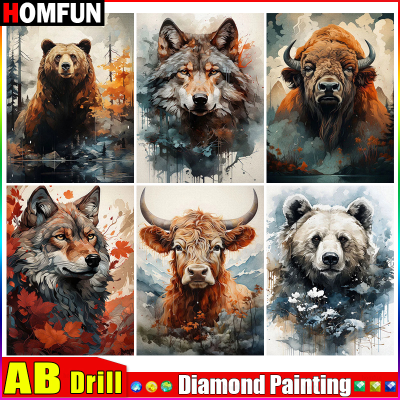 HOMFUN AB Diamond Painting Ful - Embroidery Roll Pattern recensione e prezzo