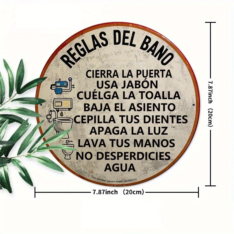 2D Flat, 1pc Spanish Bathroom  - Embroidery Wall Art recensione e prezzo