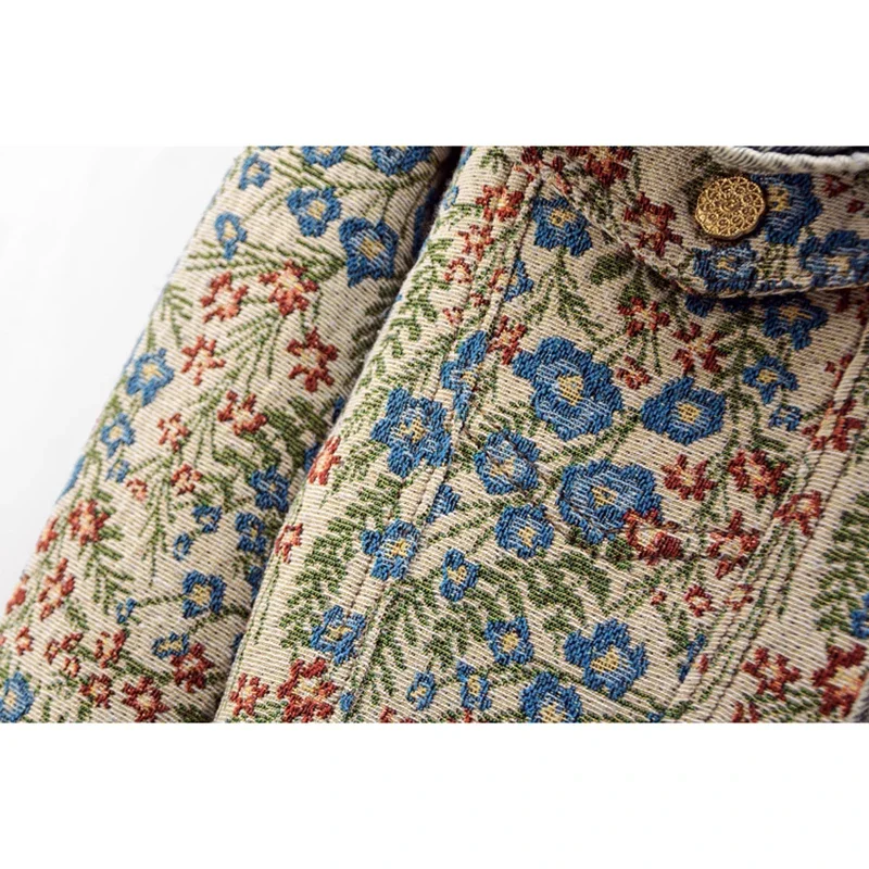 Ruffles Embroidery Jacquard Pe - Embroidery Jacket Jeans recensione e prezzo