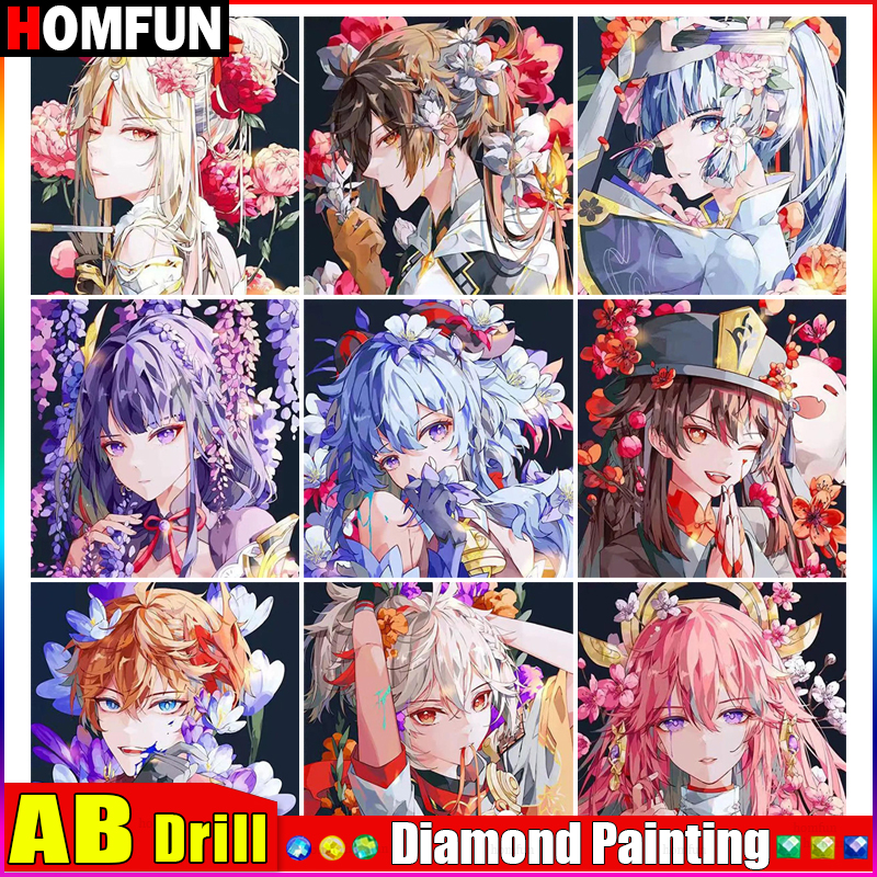 HOMFUN AB Diamond Painting Cro - Embroidery Roll Pattern recensione e prezzo