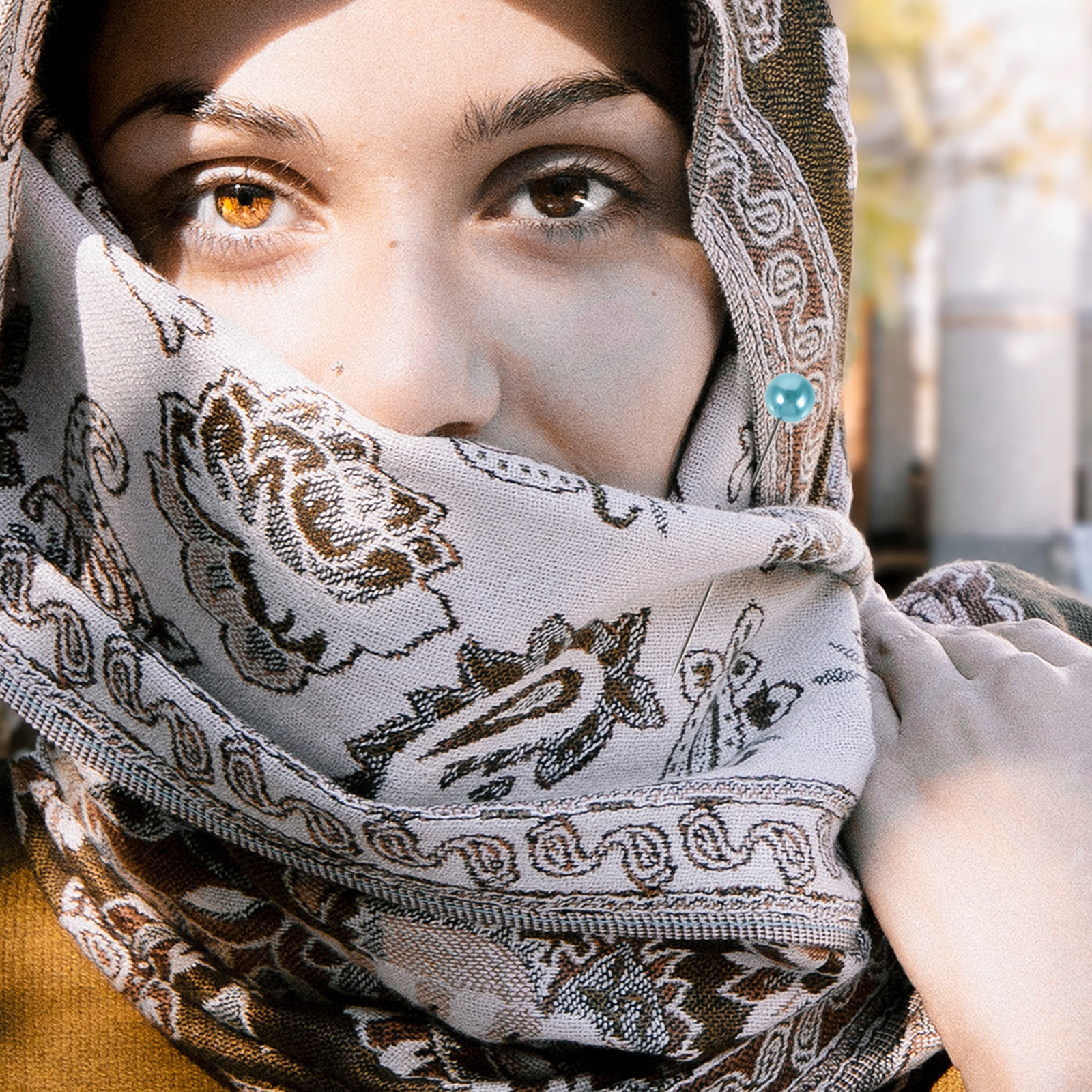 30Pcs Hijab Pins Scarf Safety  - Embroidery Eyebrow recensione e prezzo