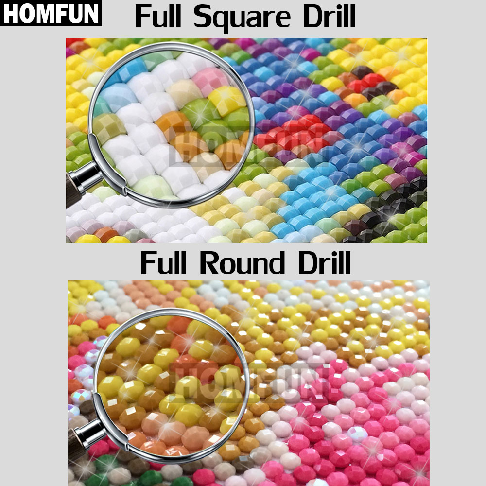 HOMFUN Full Diamond Embroidery - Embroidery Roll Pattern recensione e prezzo