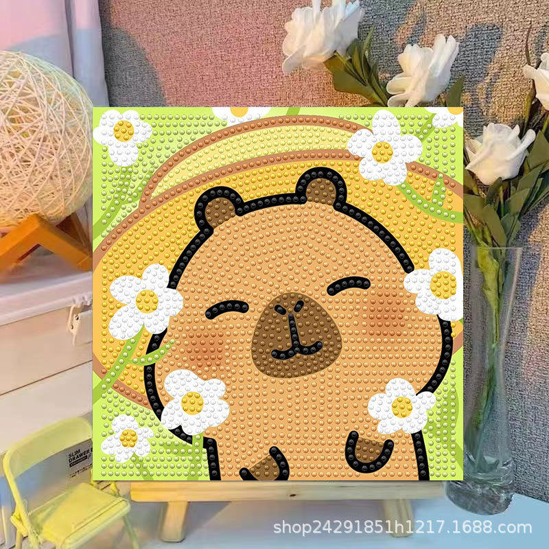 Cartoon Capibala Crystal Diamo - Embroidery Ideas recensione e prezzo