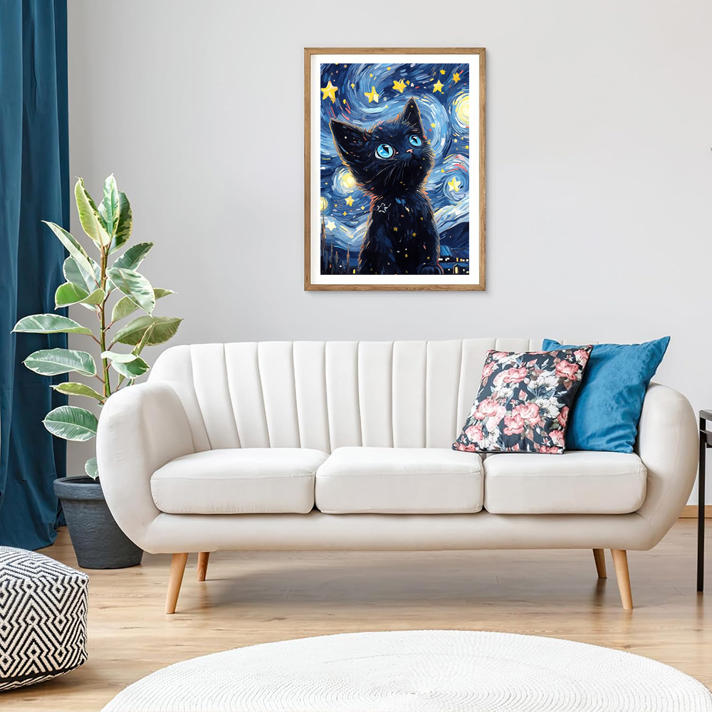 5D DIY Diamond Painting Kit St - Embroidery Cat recensione e prezzo
