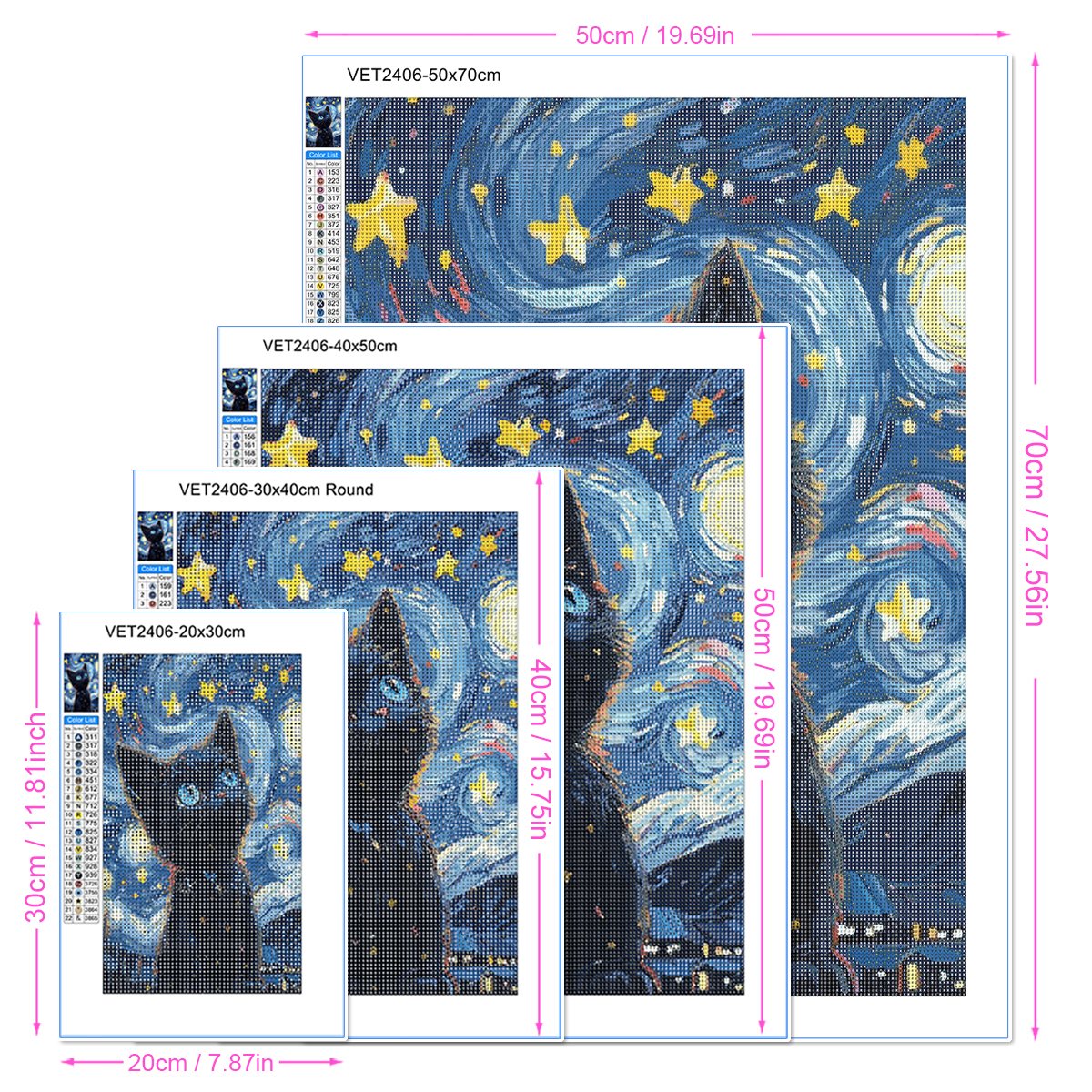 5D DIY Diamond Painting Kit St - Embroidery Cat recensione e prezzo