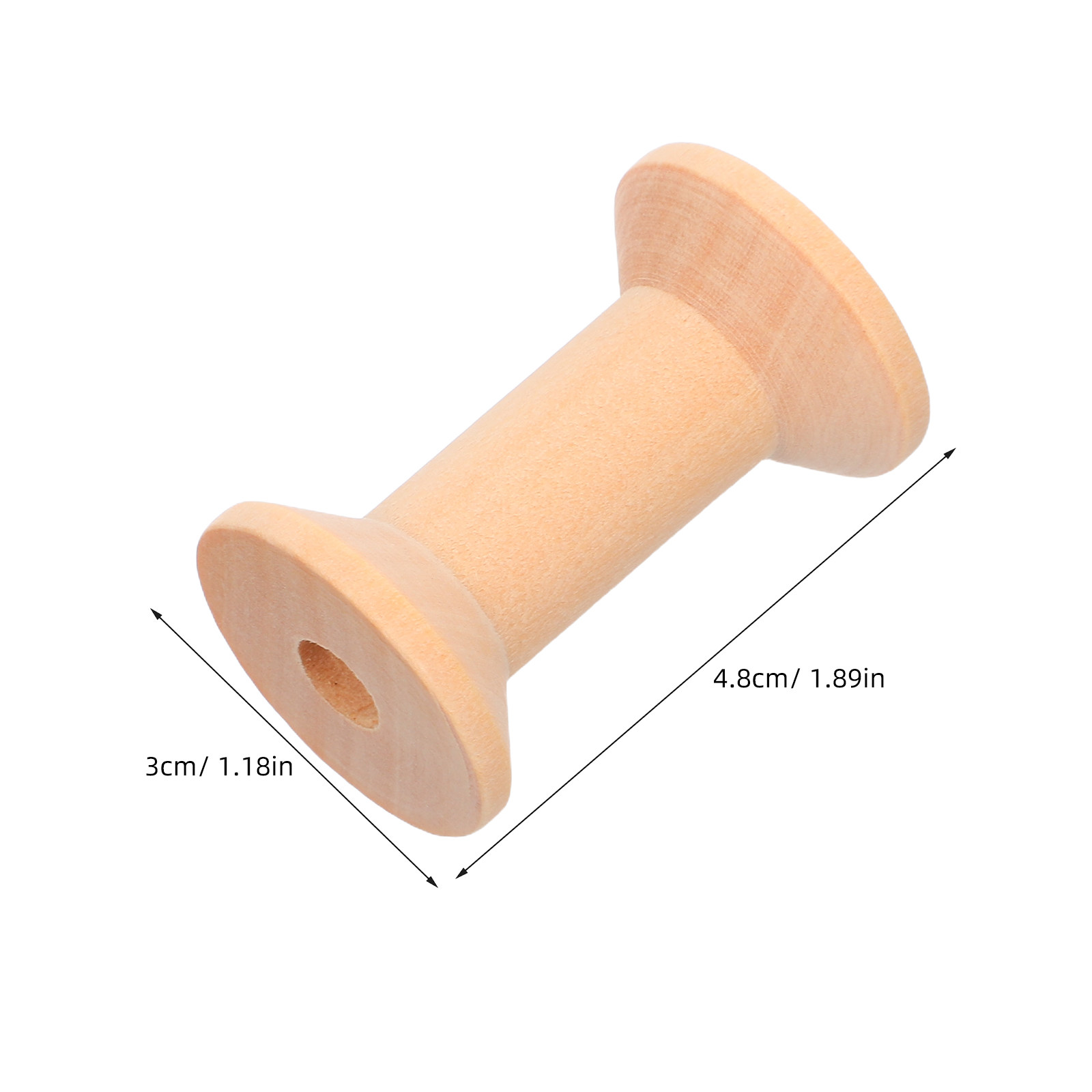 50Pcs Natural Wood Spools Unpa - Embroidery Thread recensione e prezzo