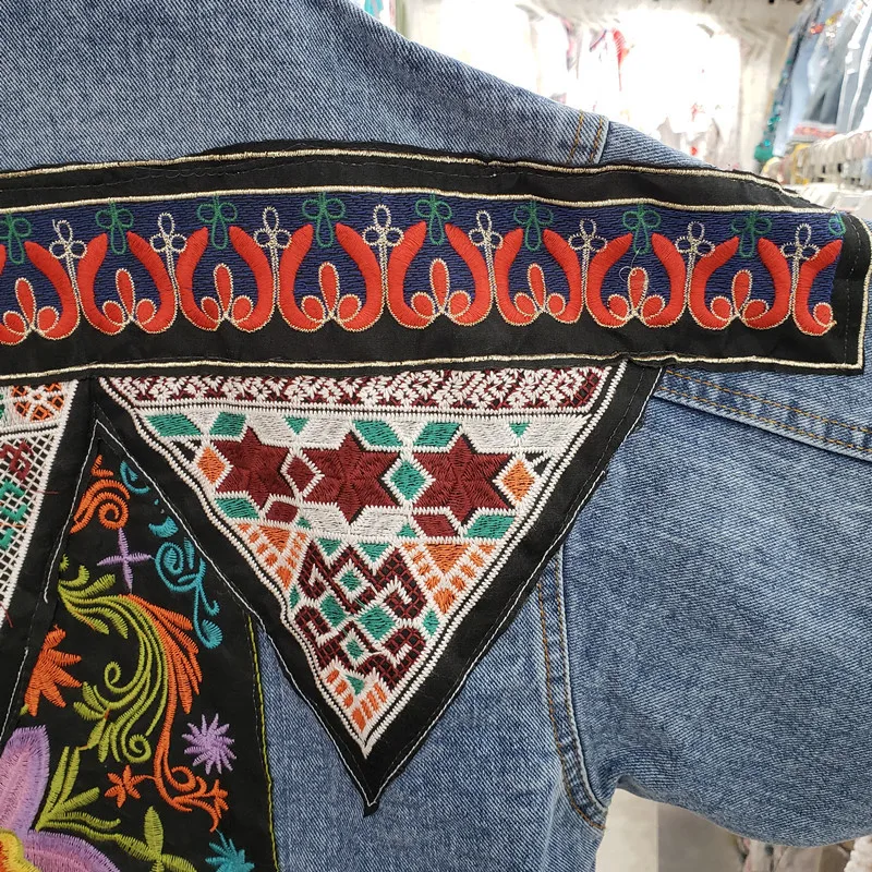 Vintage Blue Embroidery Sequin - Embroidery Jacket Jeans recensione e prezzo