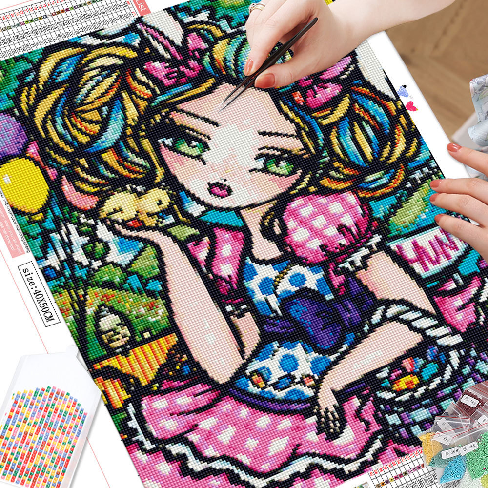 Frameless, 5D Portrait Diamond - Embroidery Wall Art recensione e prezzo