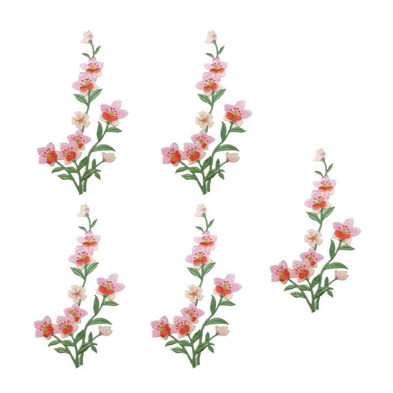 R9UF 5Pcs Embroidery Applique  - Embroidery Jacket Jeans recensione e prezzo